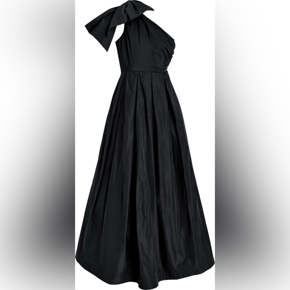 Bow One-Shoulder Gown Donna Karan New York - Picture 3 of 5